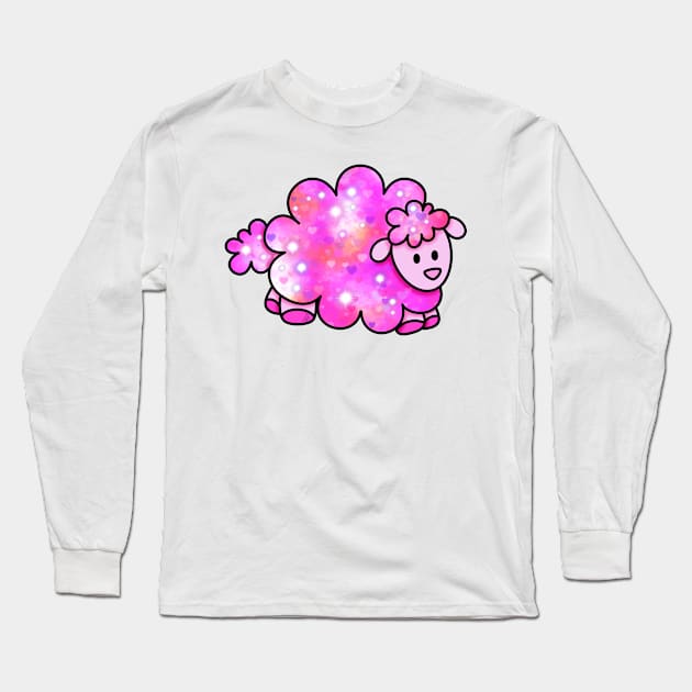 Cotton Candy Wool - Purple Long Sleeve T-Shirt by WinterPixie